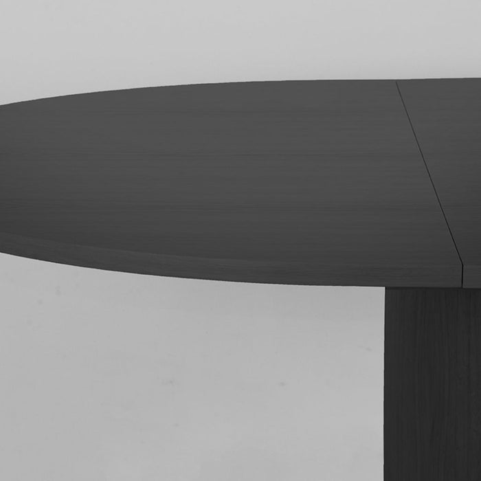 Label51 Eettafel Oliva 150x130x78 cm (+ Uitschuifbaar 50 cm) Zwart-LABEL51