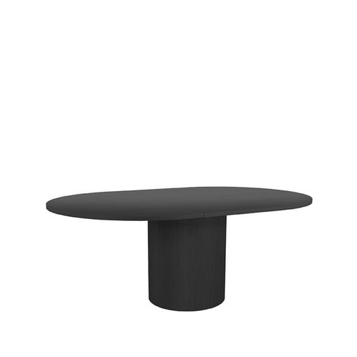 Label51 Eettafel Oliva 150x130x78 cm (+ Uitschuifbaar 50 cm) Zwart-LABEL51