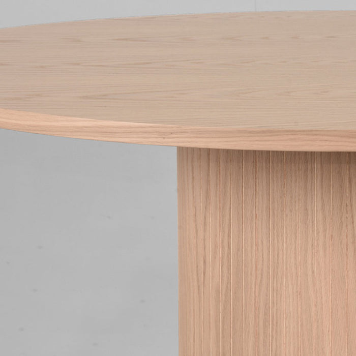 Label51 Eettafel Oliva rond Eiken 130x130x75 cm-Eettafels-LABEL51