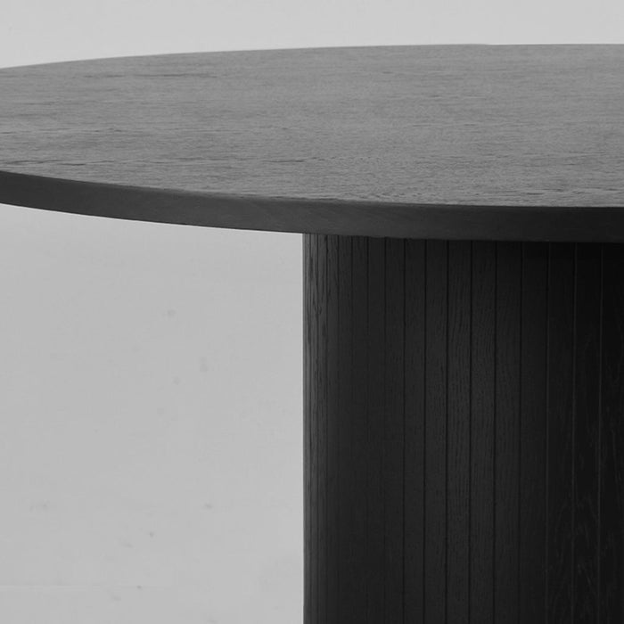 Label51 Eettafel Oliva rond Zwart 130x130x75 cm-Eettafels-LABEL51