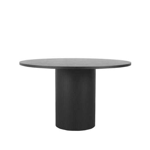 Label51 Eettafel Oliva rond Zwart 130x130x75 cm-Eettafels-LABEL51