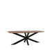 Label51 Eettafel Zane 190x100x76 cm Deens ovaal Espresso mangohout-Eettafels-LABEL51