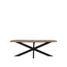 Label51 Eettafel Zane 190x100x76 cm Deens ovaal Espresso mangohout-Eettafels-LABEL51