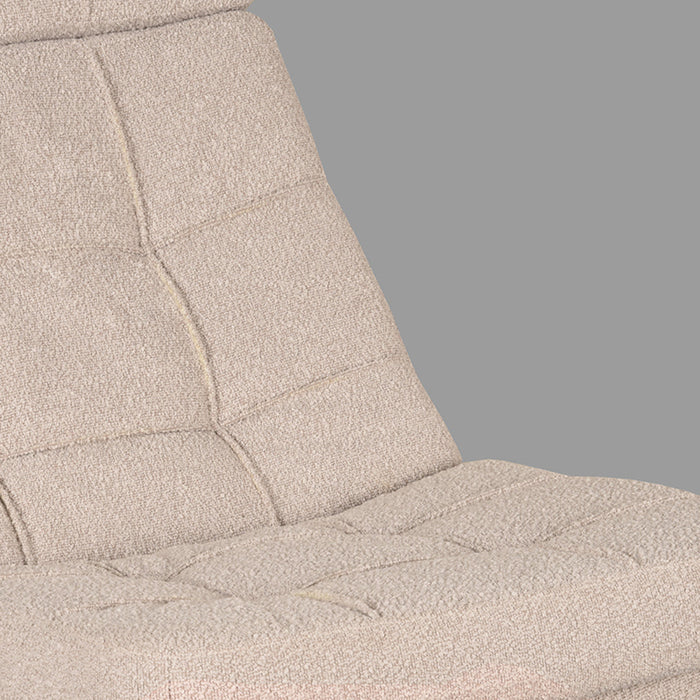 Label51 Fauteuil Alvar - Naturel - Boucle - Incl. Hocker-Fauteuils-LABEL51