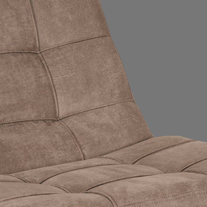 Label51 Fauteuil Alvar - Taupe - Boucle - Incl. Hocker-Fauteuils-LABEL51