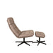 Label51 Fauteuil Alvar - Taupe - Boucle - Incl. Hocker-Fauteuils-LABEL51