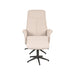 Label51 Fauteuil Bergen - Naturel - Boucle - Incl. Hocker-Fauteuils-LABEL51