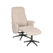 Label51 Fauteuil Bergen - Naturel - Boucle - Incl. Hocker-Fauteuils-LABEL51