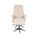 Label51 Fauteuil Bergen - Naturel - Boucle - Incl. Hocker-Fauteuils-LABEL51