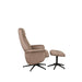 Label51 Fauteuil Bergen - Taupe - Micro Suede - Incl. Hocker-Fauteuils-LABEL51
