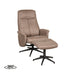 Label51 Fauteuil Bergen - Taupe - Micro Suede - Incl. Hocker-Fauteuils-LABEL51