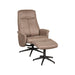 Label51 Fauteuil Bergen - Taupe - Micro Suede - Incl. Hocker-Fauteuils-LABEL51