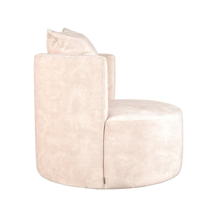 Label51 Fauteuil Evy - Naturel - Velours 90 cm-Fauteuils-LABEL51