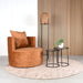 Label51 Fauteuil Evy - Oker - Velours 90 cm-Fauteuils-LABEL51