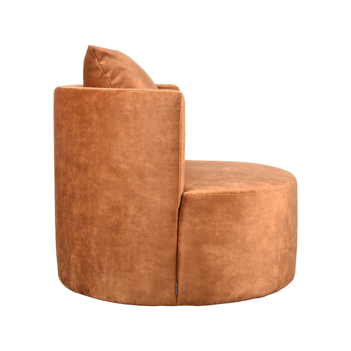 Label51 Fauteuil Evy - Oker - Velours 90 cm-Fauteuils-LABEL51
