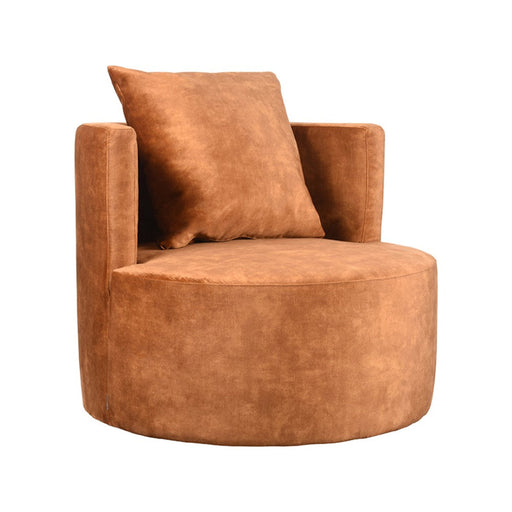Label51 Fauteuil Evy - Oker - Velours 90 cm-Fauteuils-LABEL51