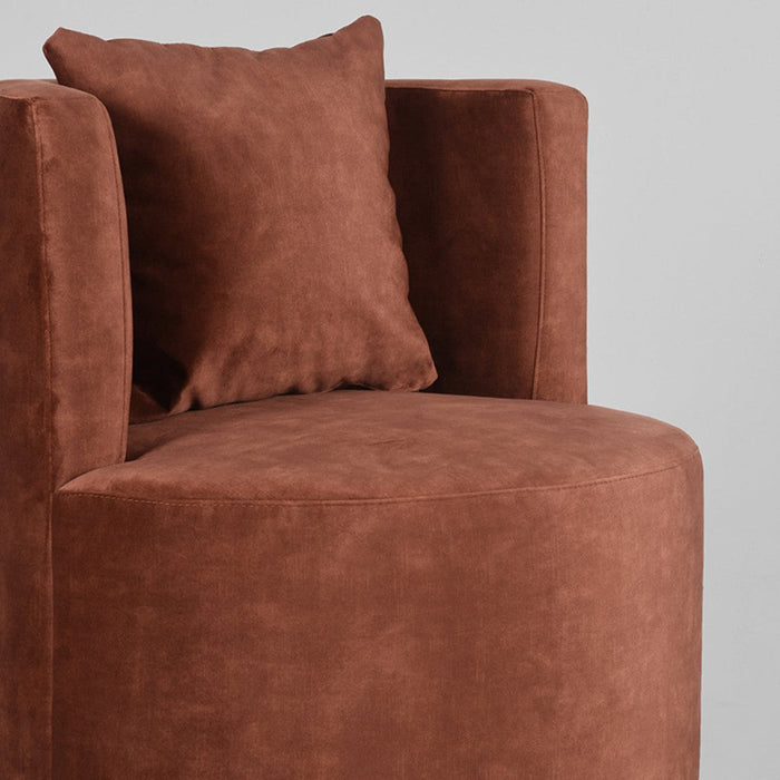 Label51 Fauteuil Evy - Rust - Velours 65 cm-Fauteuils-LABEL51