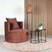 Label51 Fauteuil Evy - Rust - Velours 90 cm-Fauteuils-LABEL51