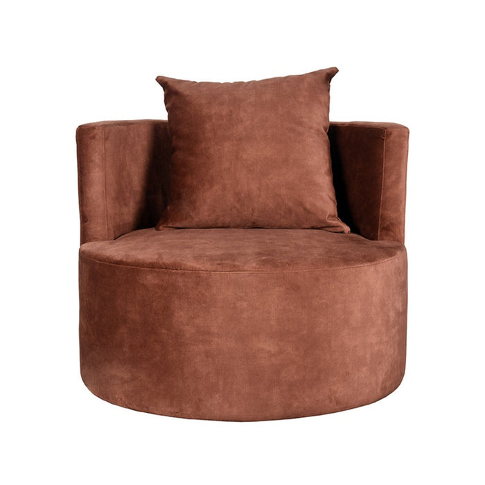 Label51 Fauteuil Evy - Rust - Velours 90 cm-Fauteuils-LABEL51
