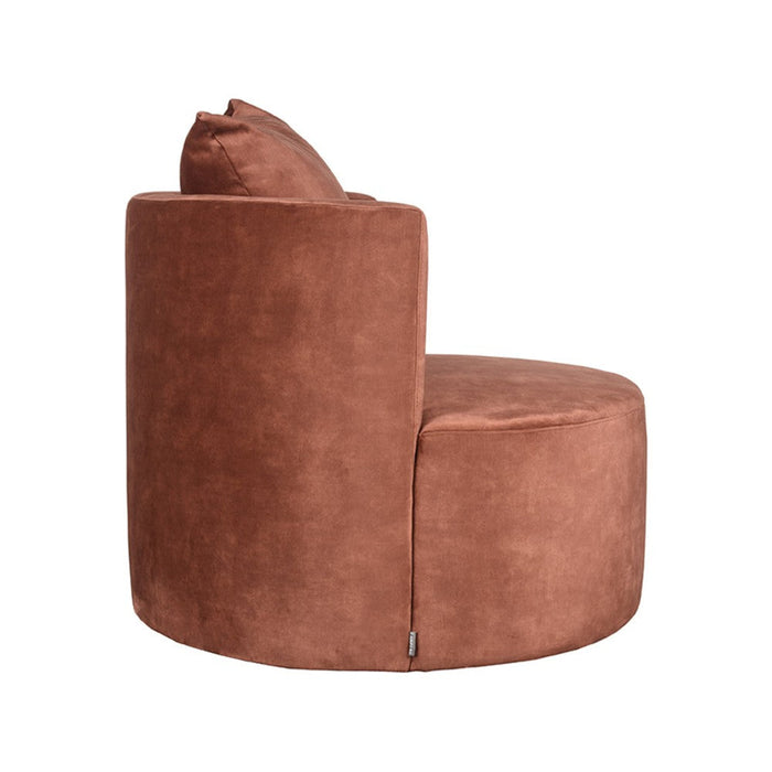 Label51 Fauteuil Evy - Rust - Velours 90 cm-Fauteuils-LABEL51