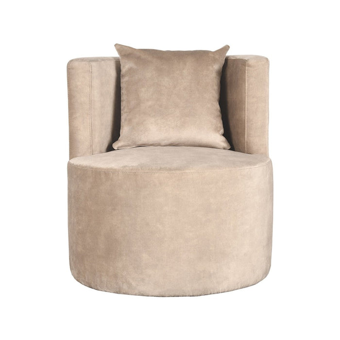 Label51 Fauteuil Evy - Zand - Velours 65 cm-Fauteuils-LABEL51