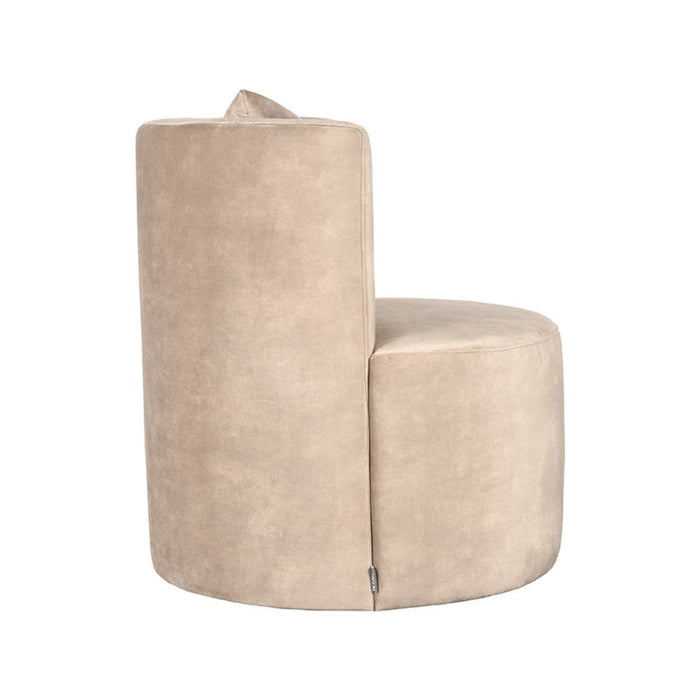 Label51 Fauteuil Evy - Zand - Velours 65 cm-Fauteuils-LABEL51