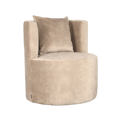 Label51 Fauteuil Evy - Zand - Velours 65 cm-Fauteuils-LABEL51