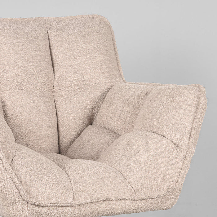 Label51 Fauteuil Ian - Naturel - Boucle-Fauteuils-LABEL51