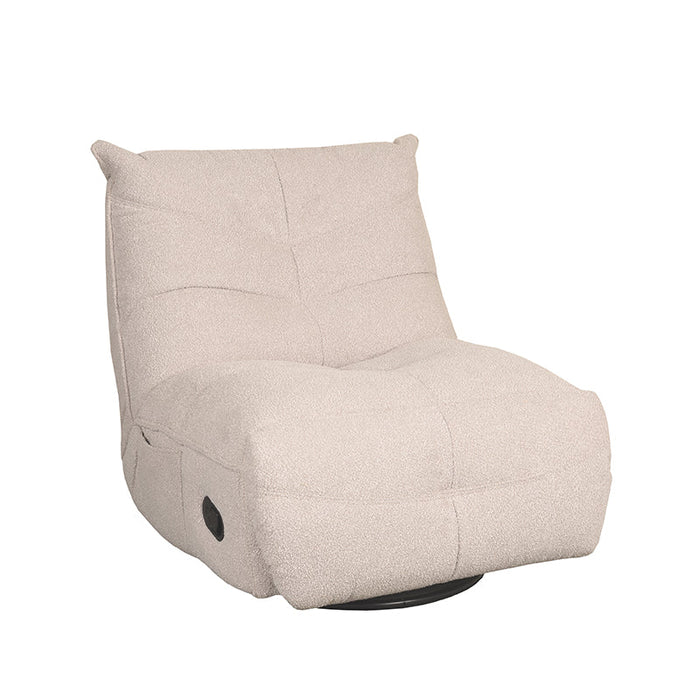 Label51 Fauteuil Take It Easy - Natural Bouclé | Draaibaar & Schommelbaar-Fauteuils-LABEL51