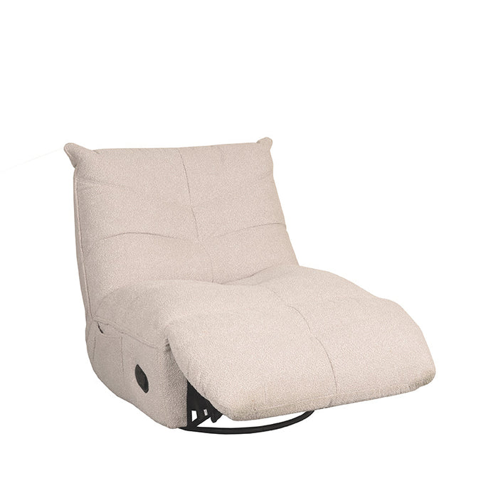 Label51 Fauteuil Take It Easy - Natural Bouclé | Draaibaar & Schommelbaar-Fauteuils-LABEL51