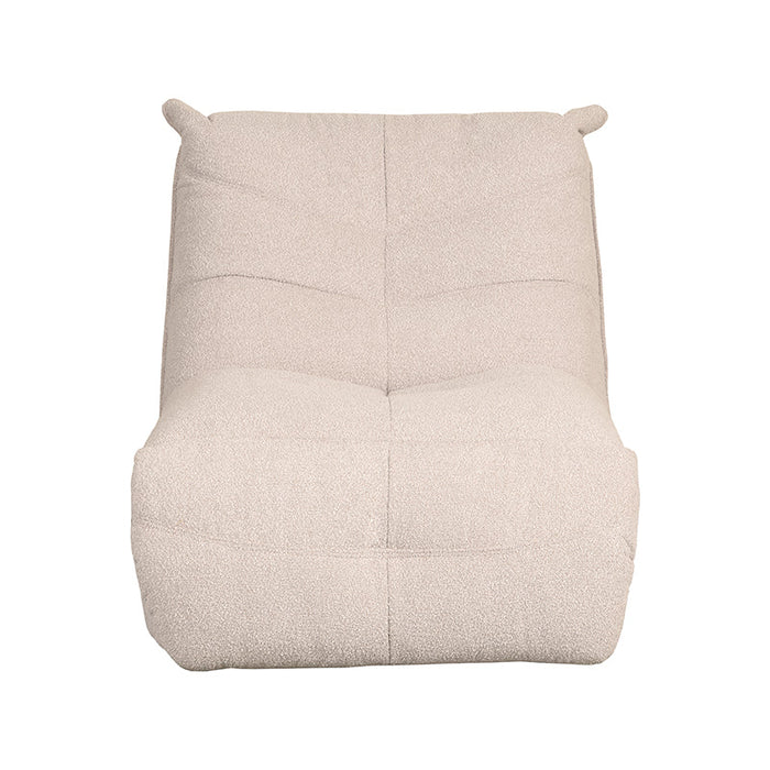 Label51 Fauteuil Take It Easy - Natural Bouclé | Draaibaar & Schommelbaar-Fauteuils-LABEL51