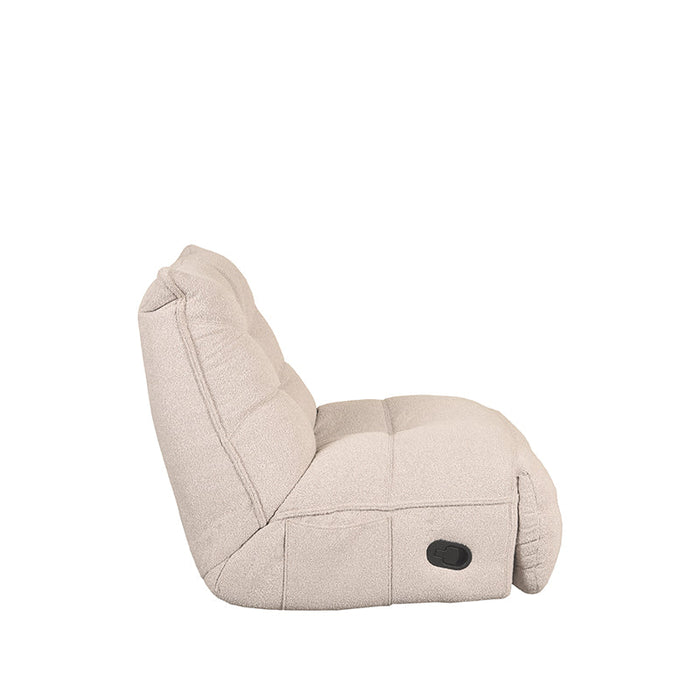 Label51 Fauteuil Take It Easy - Natural Bouclé | Draaibaar & Schommelbaar-Fauteuils-LABEL51