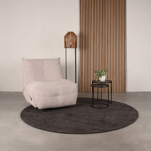 Label51 Fauteuil Take It Easy - Natural Bouclé | Draaibaar & Schommelbaar-Fauteuils-LABEL51