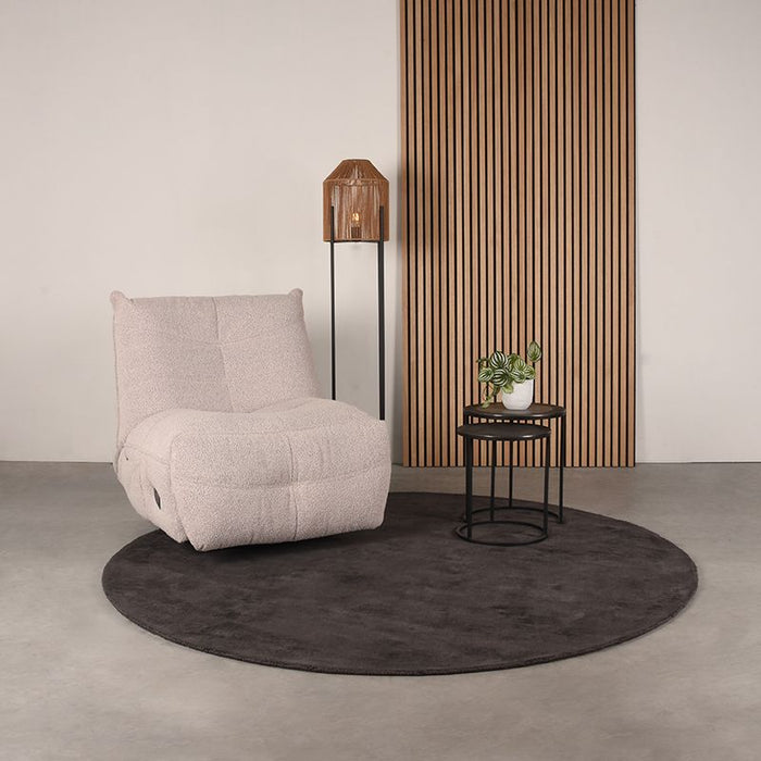 Label51 Fauteuil Take It Easy - Natural Bouclé | Draaibaar & Schommelbaar-Fauteuils-LABEL51