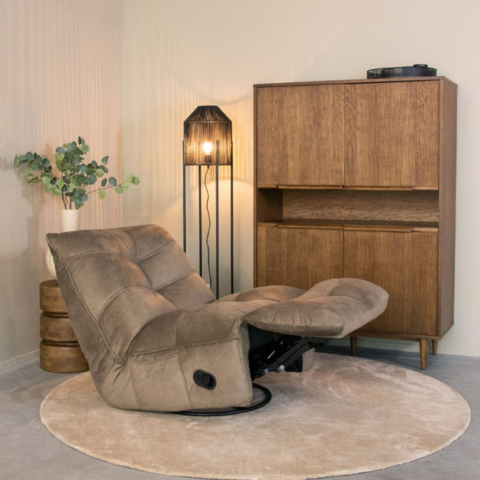 Label51 Fauteuil Take It Easy - Taupe | Draaibaar & Schommelbaar-Fauteuils-LABEL51