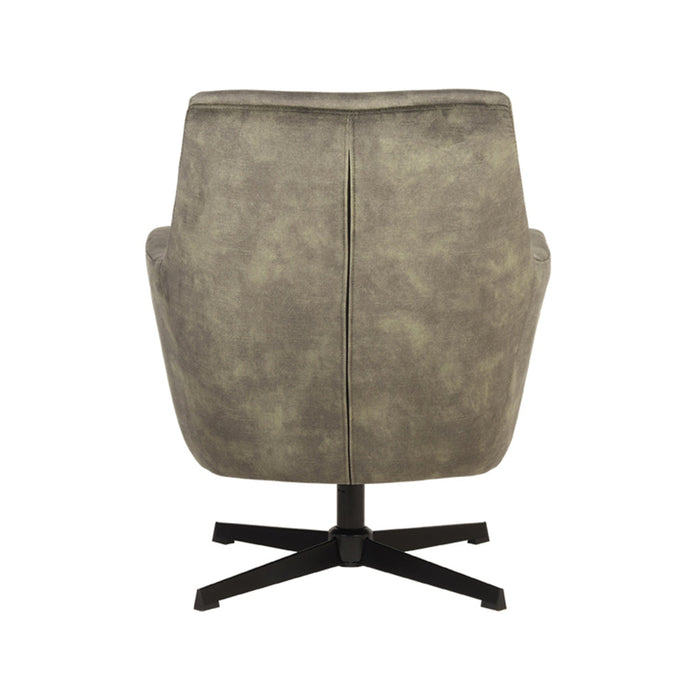 Label51 Fauteuil Toby - Hunter - Velours - Draaibaar-Fauteuils-LABEL51
