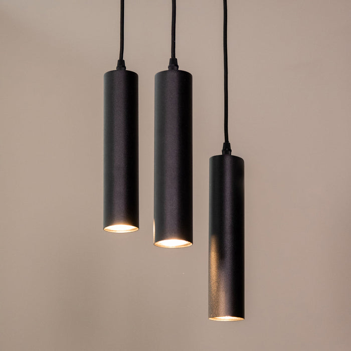 Label51 Hanglamp Ferroli - Zwart - Metaal - 3-lichts-Hanglampen-LABEL51