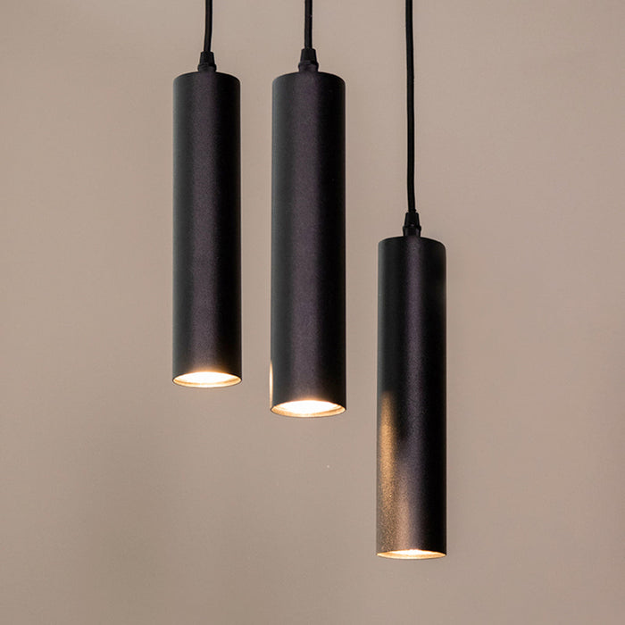 Label51 Hanglamp Ferroli - Zwart - Metaal - 3-lichts-Hanglampen-LABEL51