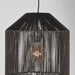 Label51 Hanglamp Ibiza - Zwart - Jute - 1-Lichts Cilinder-Hanglampen-LABEL51