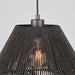 Label51 Hanglamp Ibiza - Zwart - Jute - 1-Lichts-Hanglampen-LABEL51