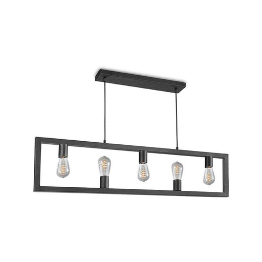 Label51 Hanglamp Quadrato - Zwart - Metaal-Hanglampen-LABEL51