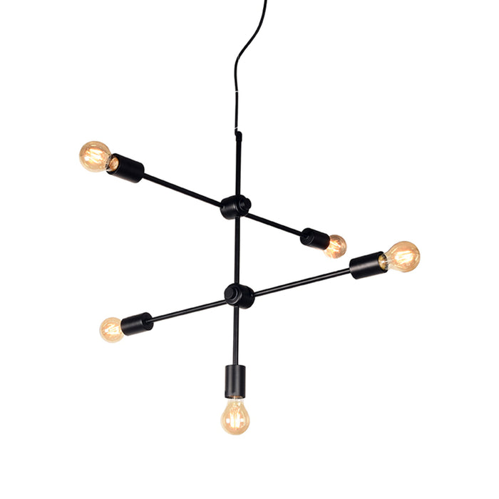 Label51 Hanglamp Stilo - Zwart - Metaal-Hanglampen-LABEL51