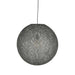Label51 Hanglamp Twist - Grijs - Vlas - L-Hanglampen-LABEL51