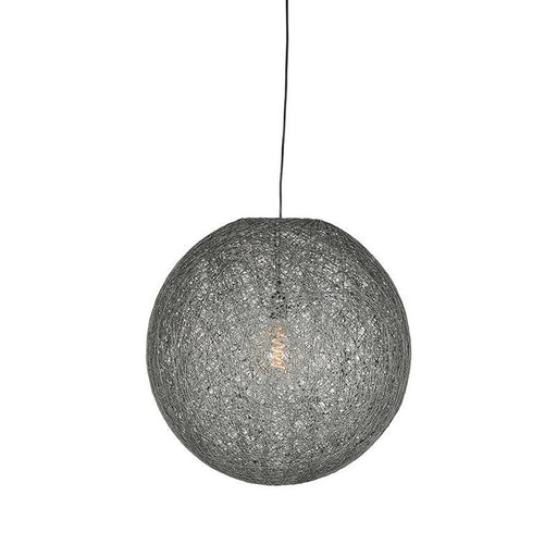 Label51 Hanglamp Twist - Grijs - Vlas - M-Hanglampen-LABEL51