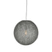 Label51 Hanglamp Twist - Grijs - Vlas - M-Hanglampen-LABEL51