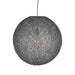Label51 Hanglamp Twist - Grijs - Vlas - XL-Hanglampen-LABEL51