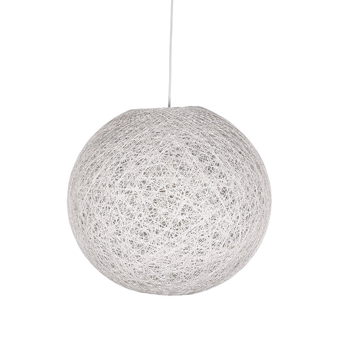 Label51 Hanglamp Twist - Wit - Vlas - L-Hanglampen-LABEL51