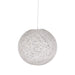 Label51 Hanglamp Twist - Wit - Vlas - M-Hanglampen-LABEL51