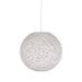 Label51 Hanglamp Twist - Wit - Vlas - M-Hanglampen-LABEL51