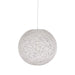 Label51 Hanglamp Twist - Wit - Vlas - M-Hanglampen-LABEL51